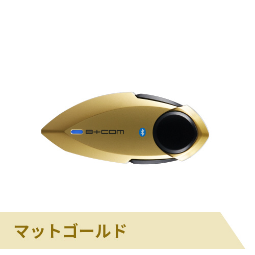 【美品】B+COM PLAY マットゴールド B＋COM B+COM (ビーコム) PLAY マットゴールド ブルートゥース