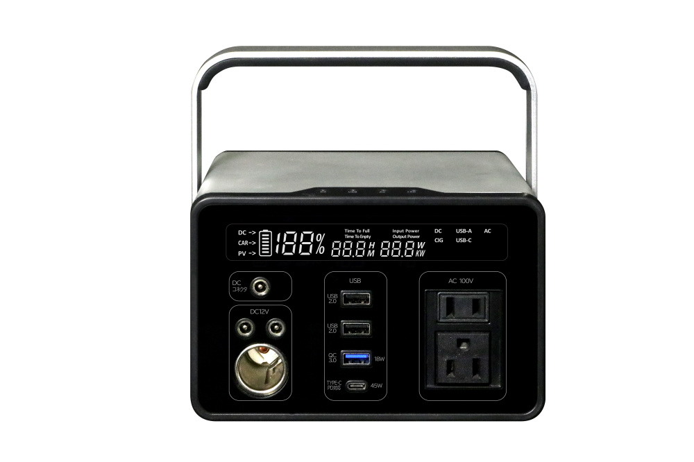 新品！ ポータブル電源 SKJ-MT500SB キャンプ 防災として（ポータブル 
