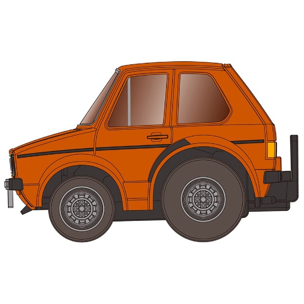 チョロQ zero Z-34b VWゴルフI （茶色）