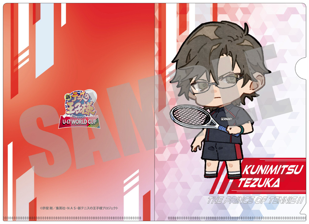新テニ 手塚国光ミニクリアファイルセット テニスの王子様 手塚 国光ミニクリアファイルコレクション 夏の