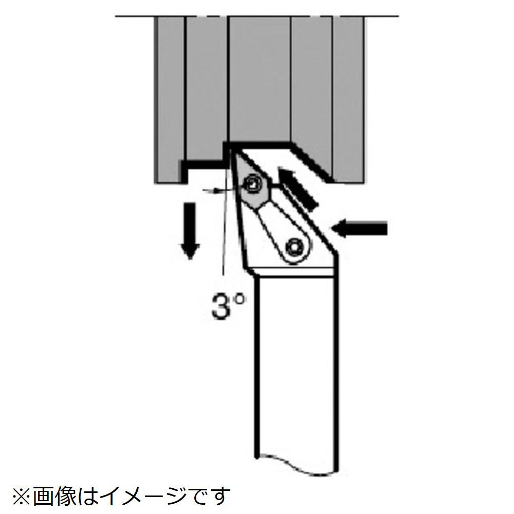 タンガロイ 外径用TACバイト CGER1616-2T17 - 切削、切断、穴あけ