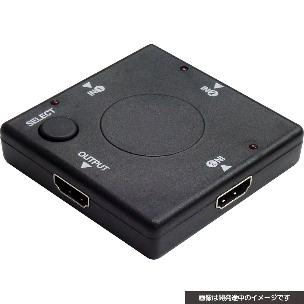 PS4 SWITCH用 HDMIセレクター3in1 CY-P4HDSE3-BK CY-P4HDSE3-BK