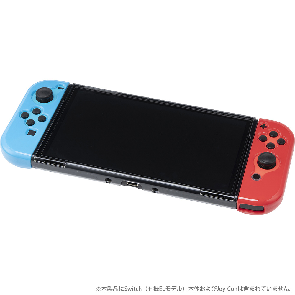 SWITCH有機EL用エコシリーズTPUカバーセパレート クリアブラック×ネオン  CY-NSOETCS-NE［Switch］｜の通販はソフマップ[sofmap]