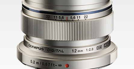 カメラレンズ M.ZUIKO DIGITAL ED 12mm F2.0【マイクロフォーサーズ