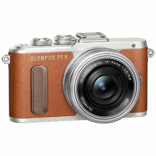 OLYMPUS PEN E-PL8 ダブルズームキット ブラウン