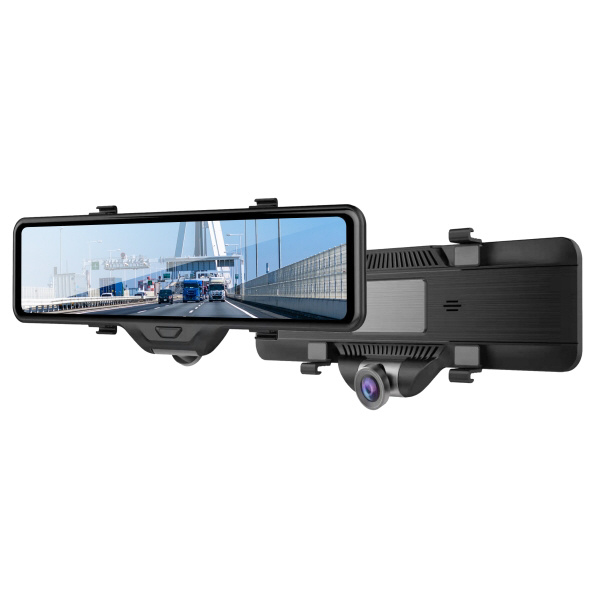 ドライブレコーダー付きスマートミラー AN-R106 KEIYO KEIYO新商品 スマートミラーに360°カメラを内蔵し、前後フル