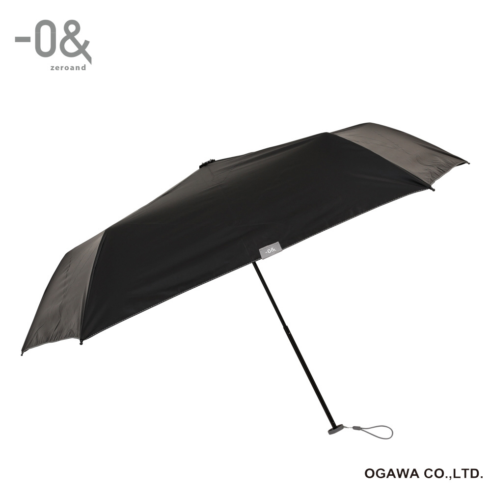 折りたたみ傘軽量スリム -0＆（ゼロアンド） ブラック LDB-50PM-BK ［晴雨兼用傘 /50cm］｜の通販はソフマップ[sofmap]
