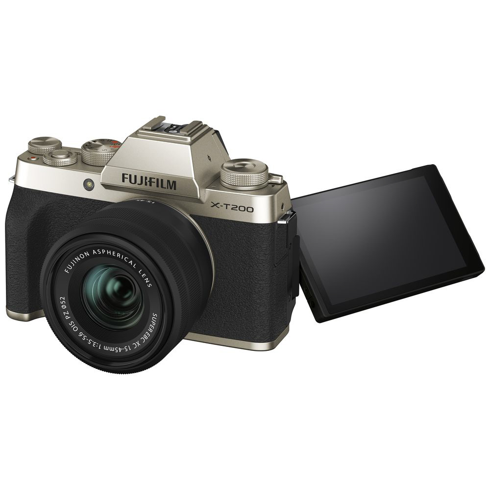 カメラ デジタルカメラ X-T200WZLK-G ミラーレス一眼カメラ ダブルズームレンズキット 