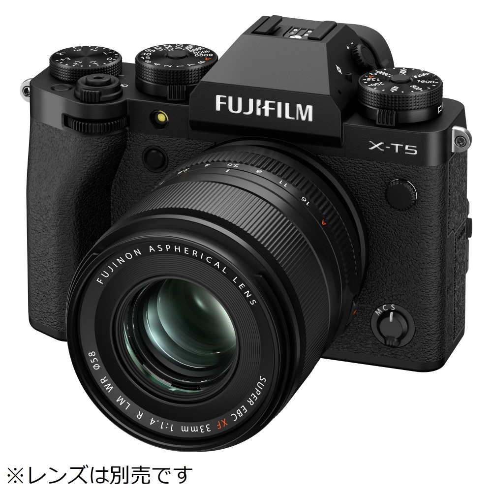 FUJIFILM X-T5 ミラーレス一眼カメラ ブラック FX-T5-B ［ボディ単体 ...
