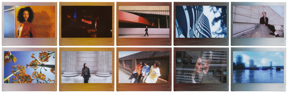 チェキ インスタントフィルム カラー instax WIDE BRUSHED METALLICS
