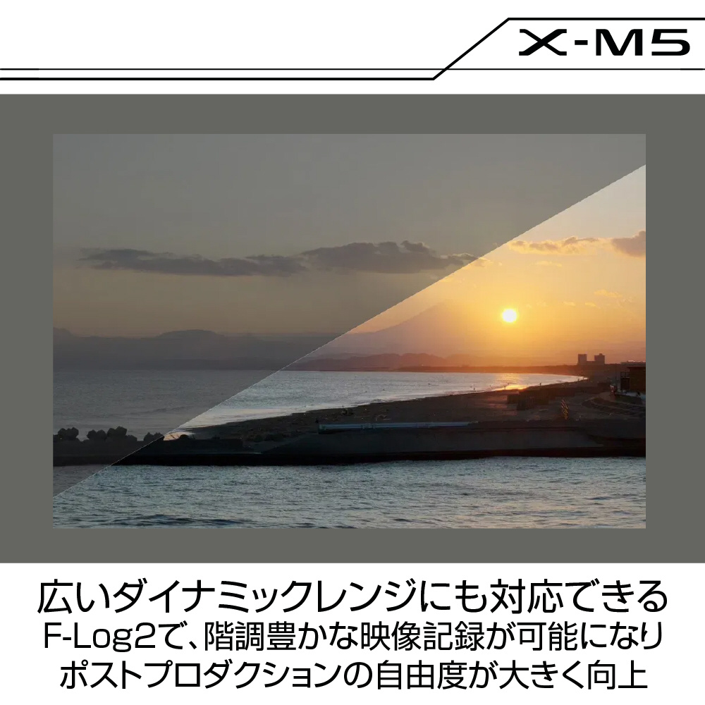 FUJIFILM X-M5 ミラーレス一眼カメラ シルバー ［ボディ単体