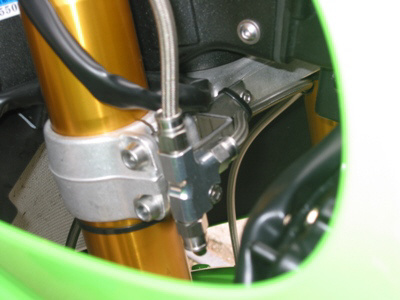 SWAGE-LINE PRO ﾌﾛﾝﾄﾎｰｽｷｯﾄ ﾊﾞｲﾋﾟｰｽ (ｽﾃﾝﾚｽ/ｸﾘｱﾎｰｽ仕様) ZX-6R