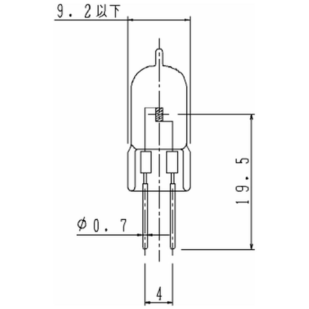 パナソニック LR001930 非常灯用ハロゲン電球 (JE3.6V13W-N)