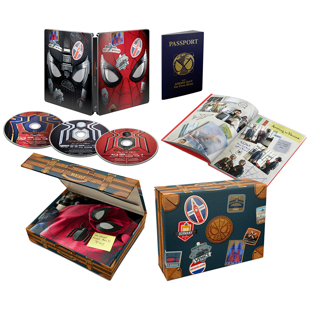 スパイダーマンファーフロムホームスチールブック限定版レンチキュラー1000個限定 スパイダーマンファーフロムホームスチールブック限定版レンチキュラー