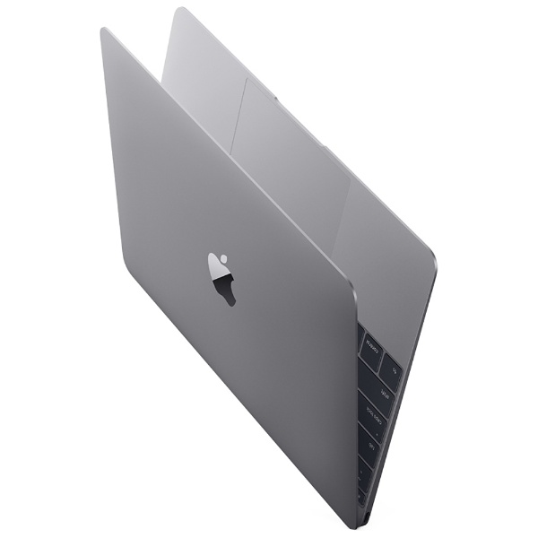 MacBook 12インチ Retina Displayモデル［Core M（1.1GHzデュアルコア）／8GB／SSD：256GB］　スペースグレイ　 MJY32J/A