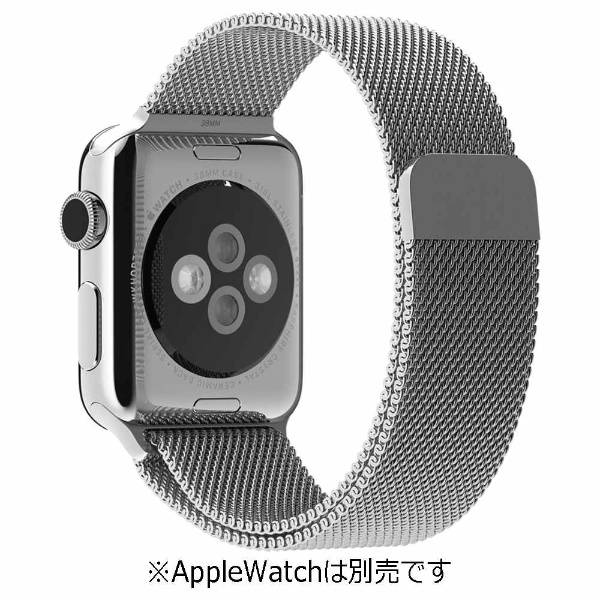Apple Watch バンド ミラネーゼループ 3840 ローズ R27-m - 金属ベルト