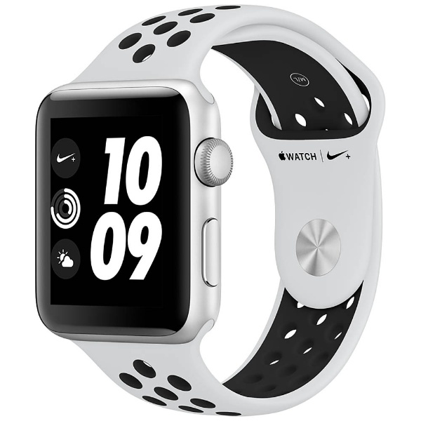 中古品〕 Apple Watch Series 3 Nike+ GPS 42mm シルバーアルミニウム