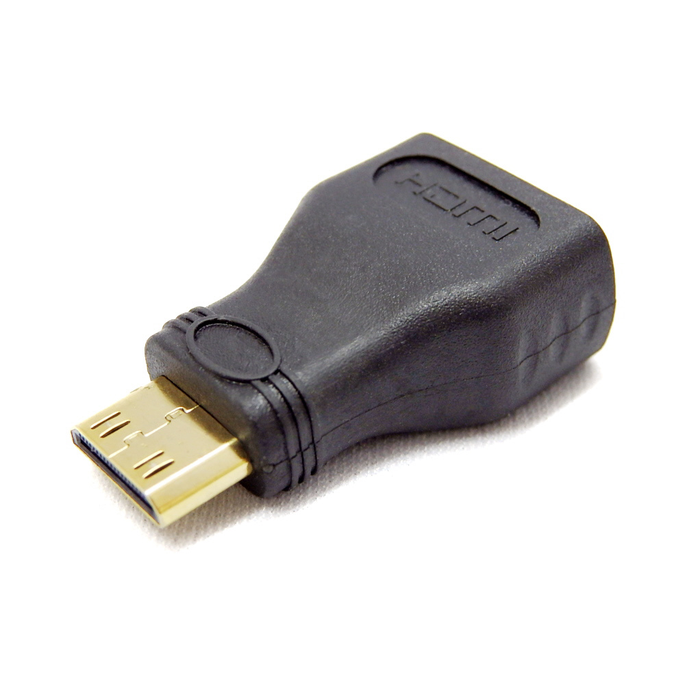 HDMI変換アダプタ [miniHDMI オス→メス HDMI] ブラック SMHM-HDMAF ［HDMI⇔miniHDMI  /スタンダードタイプ］｜の通販はソフマップ[sofmap]