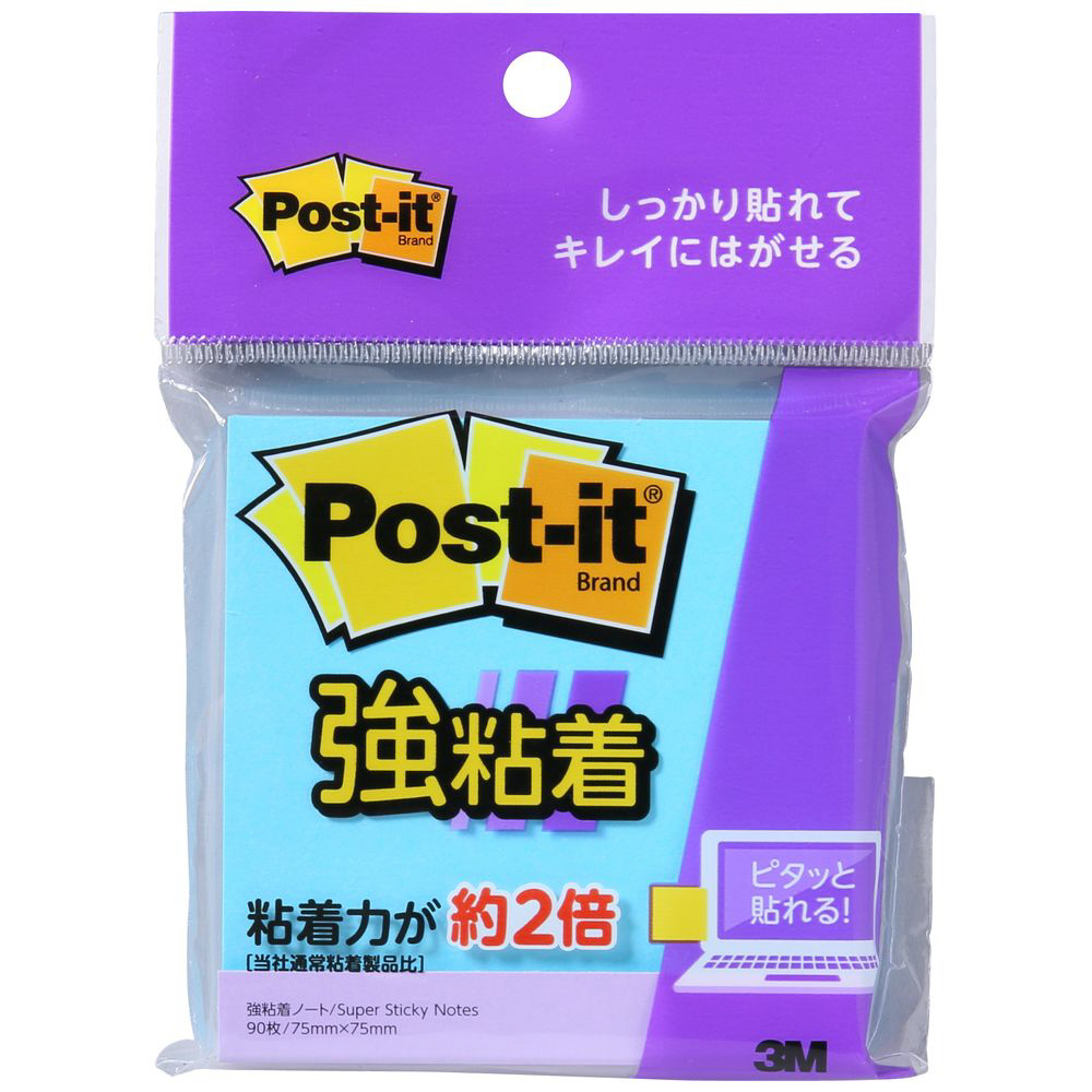 強粘着ノートスタンダードシリーズ フックタイプ Post-it(ポスト