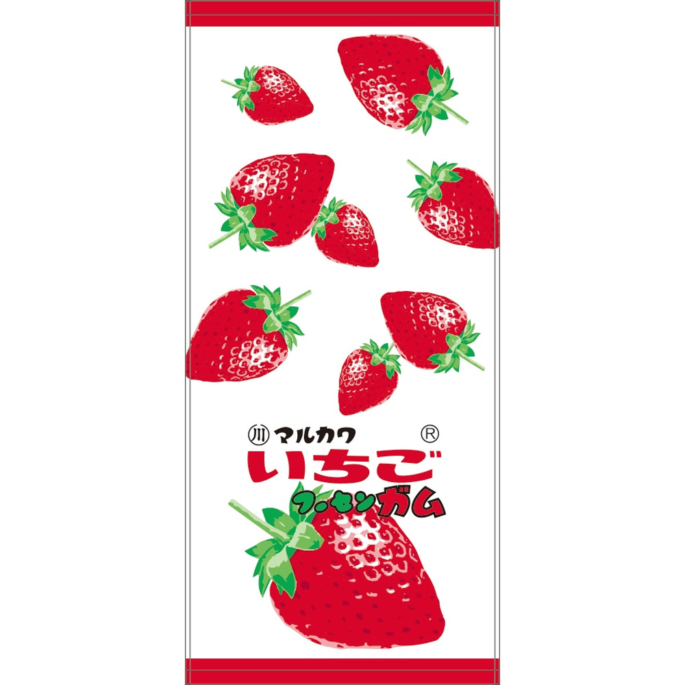 お菓子シリーズ プリントフェイスタオル マルカワガム/いちご OC
