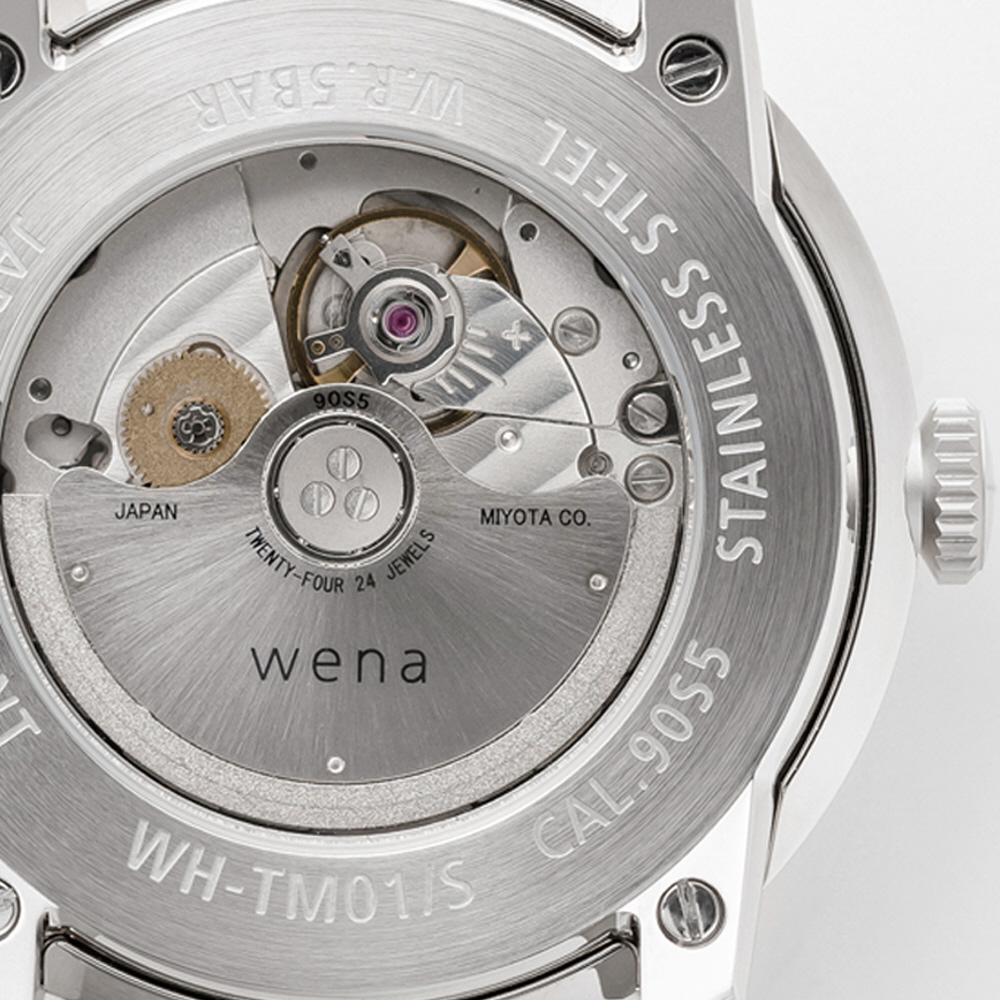 ハイブリッドスマートウォッチ wena wrist Mechanical White Head WH