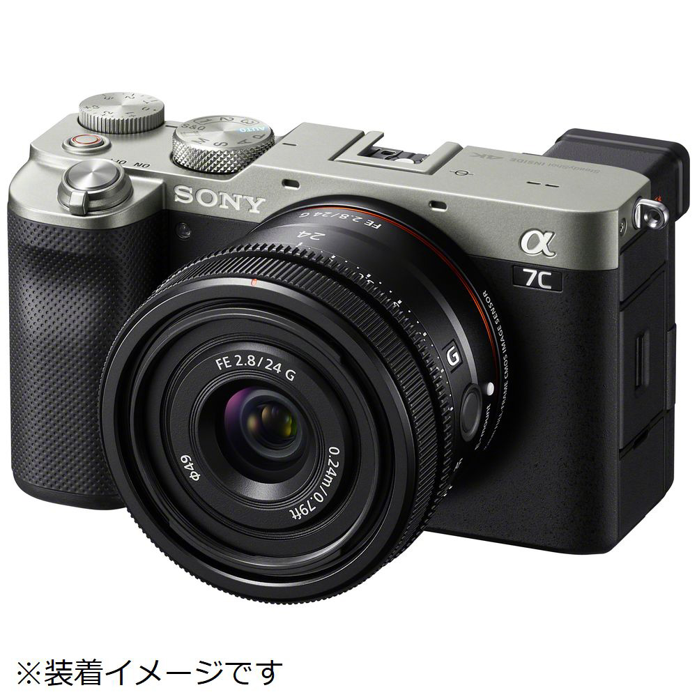 sony 24mm f2.8 G 保護フィルター付き eマウント - レンズ(単焦点)