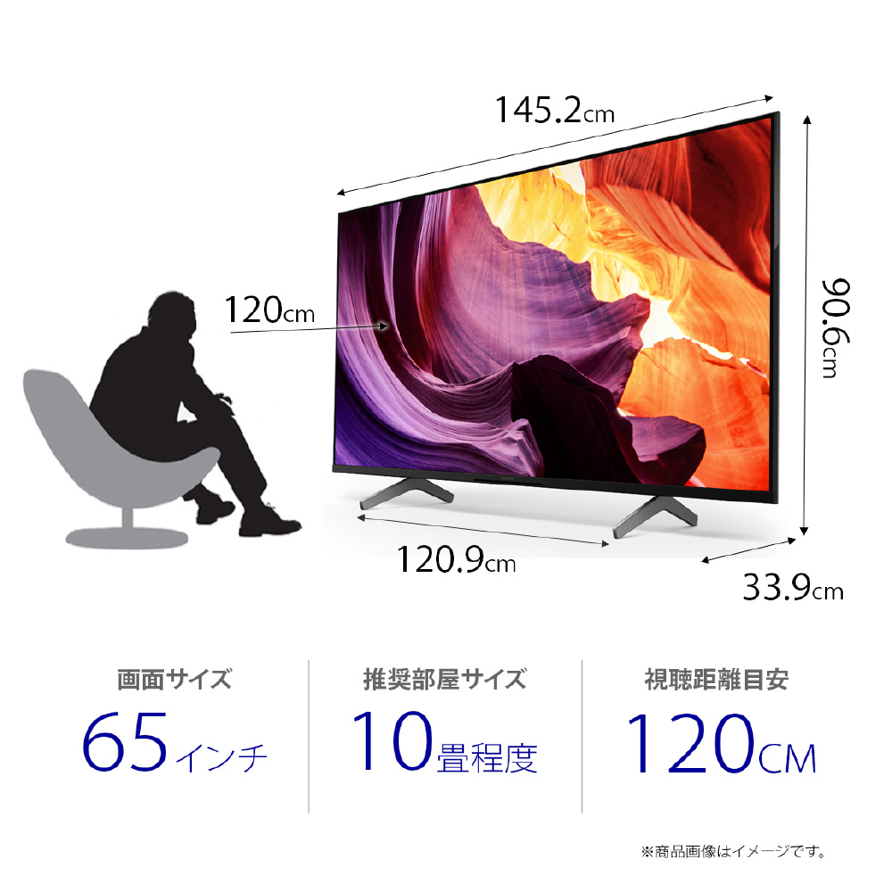 4K 液晶テレビ SONY BRAVIA KJ-65X9500H 最上位機種 ジャンク - 映像機器