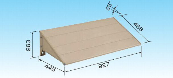 エアコン壁面用防雪屋根 新品未使用品 ① 壁面用防雪屋根 K-KP6G2