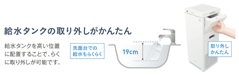 加湿空気清浄機 ソライロ MCK55VBK-A ［適用畳数：25畳 /最大適用畳数(加湿)：14畳  /PM2.5対応］｜の通販はソフマップ[sofmap]