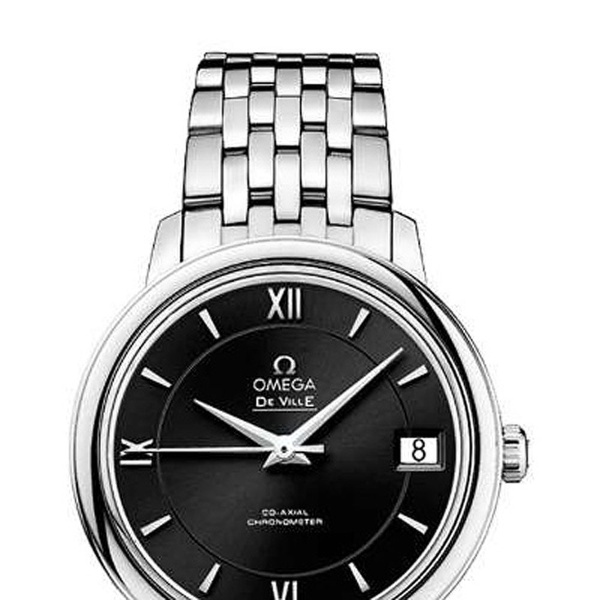 オメガ OMEGA デ・ビル プレステージ 424.10.37.20.01.001 ブラック SS 自動巻き メンズ 腕時計