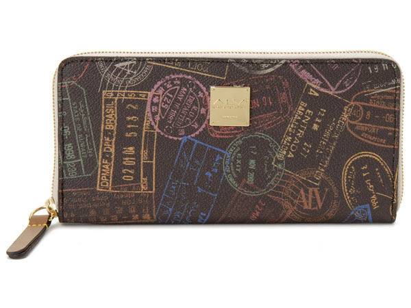 ALV エーエルブイ ラウンドファスナー長財布 WB5020-41-602 パスポート 