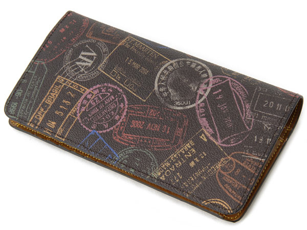 ALV エーエルブイ 長財布 WB5022-41-602 パスポートライン モカ 