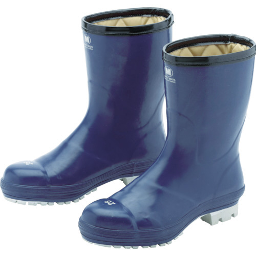 ミドリ安全 氷上で滑りにくい防寒安全長靴 ＦＢＨ０１ ネイビー ２３