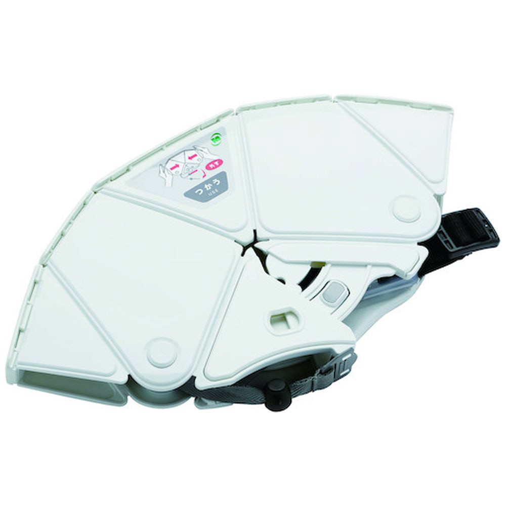 ミドリ安全】折りたたみ防災ヘルメット10個セット（箱キズ品）