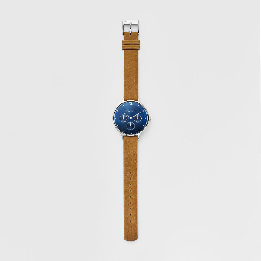 アニタ レザーマルチファクションウォッチ(Anita Leather Multifunction Watch) ブルー SKW2310 ［並行輸入品］