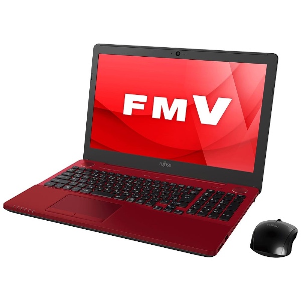 【在庫限り】 ノートパソコン LIFEBOOK（ライフブック） ルビーレッド FMVA53A3R ［15.6型 /Windows10 Home  /intel Core i7 /Office HomeandBusiness Premium /メモリ：8GB /HDD：1TB  /2016年11月モデル］