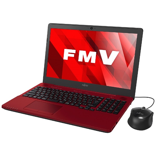 ノートパソコン LIFEBOOK（ライフブック） ルビーレッド FMVA45B2R