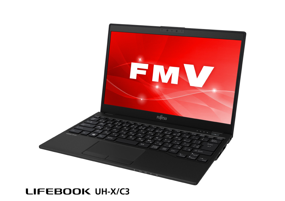 買取】ノートパソコン LIFEBOOK UH-X/C3 ピクトブラック FMVUXC3B ［13.3型 /Windows10 Pro /intel  Core i7 /Office HomeandBusiness /メモリ：8GB /SSD：512GB /2018年11月モデル］|FUJITSU( 富士通）の買取価格｜ラクウル