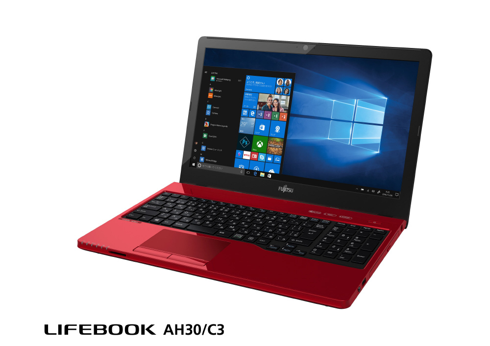 LIFEBOOK AH30/C3 ルビーレッド FMVA30C3R6 ［15.6型 /Windows10 Home