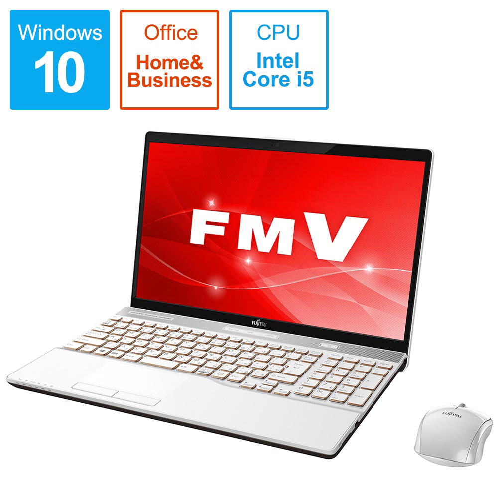 FMVA52C2WB ノートパソコン LIFEBOOK AH52/C2 プレミアムホワイト ...