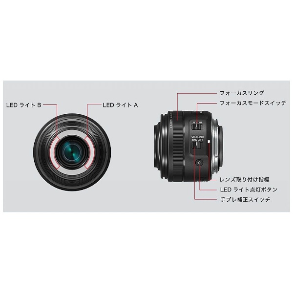 カメラレンズ EF-S35mm F2.8 マクロ IS STM APS-C用 ブラック ...