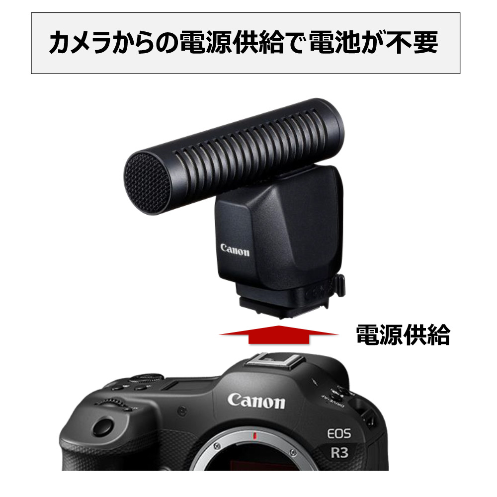 Canon DM-E1D 指向性ステレオマイク美品 カメラマイク-