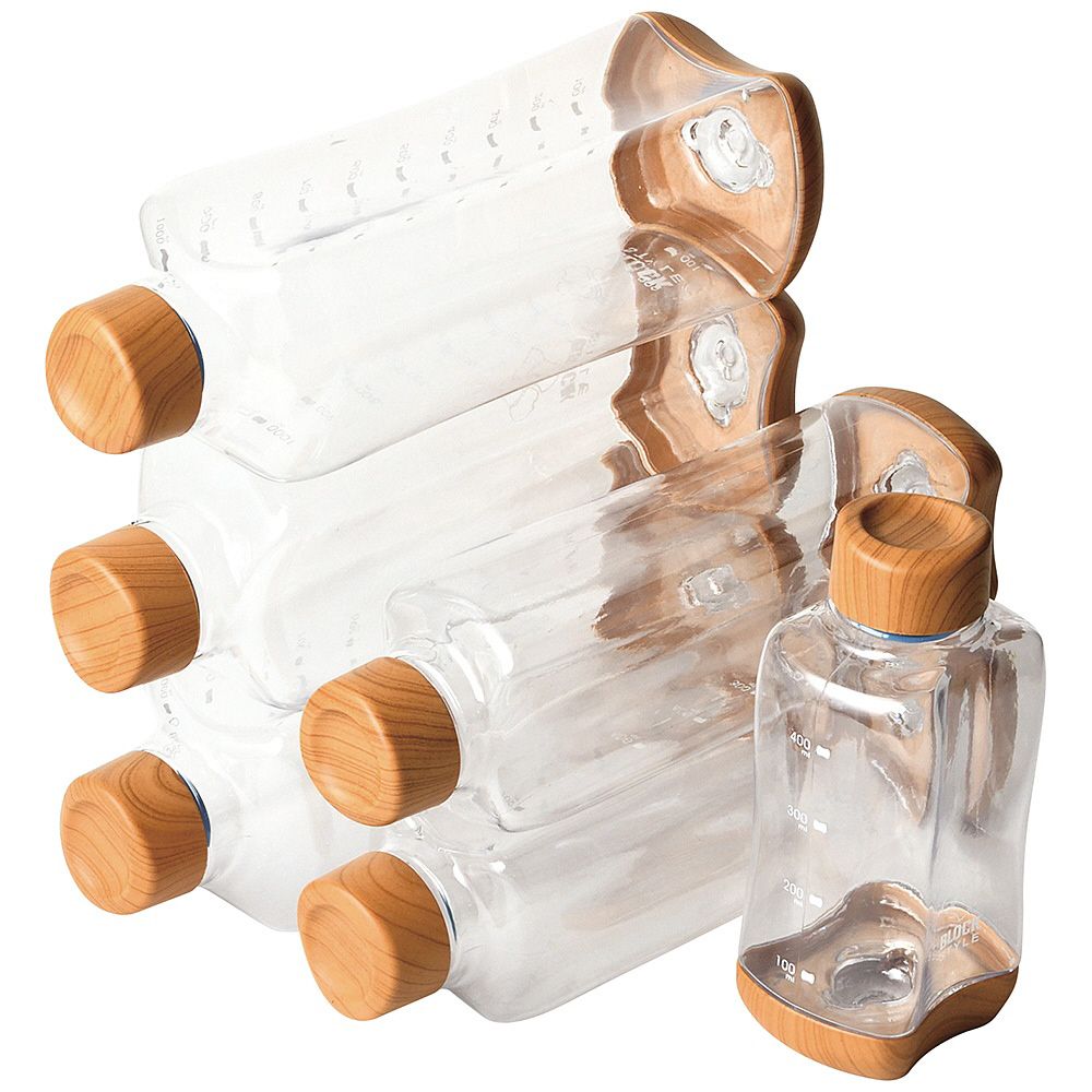 水筒 スポーツボトル ＰＣアクアボトル ブロックスタイル 500ml BPAフリー スポーツドリンク作り 便利な目盛付きボトル