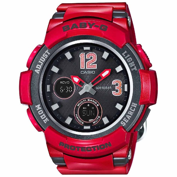 CASIO BABY-G デジタル腕時計 レッド Baby-G（ベイビージー） レッド BGA-2100-4BJF｜の通販はソフマップ