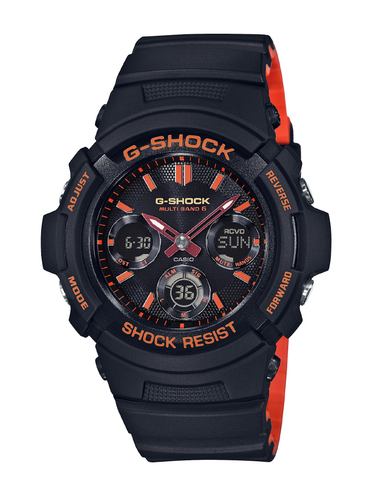 ソーラー電波時計］ G-SHOCK（G-ショック） AWG-M100SBR-1AJF｜の通販