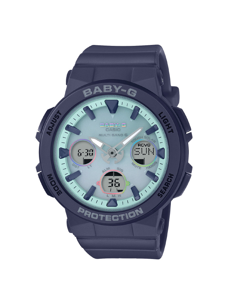 ベビージー 腕時計 ビーチトラベラー デジタル 文字盤 ピンク 白 ウォッチ