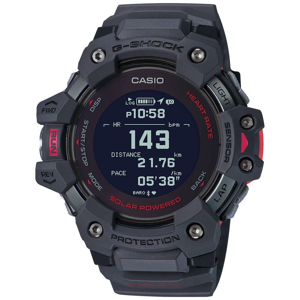 G Shock Gショック スポーツライン G Squad Gスクワッド 心拍計 Gps機能搭載モデル Gbd H1000 8jr 国内ブランドメンズ腕時計の通販はソフマップ Sofmap