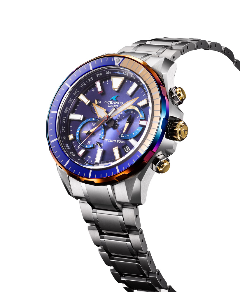 Bluetooth搭載ソーラー電波時計】OCEANUS（オシアナス） CACHALOT  