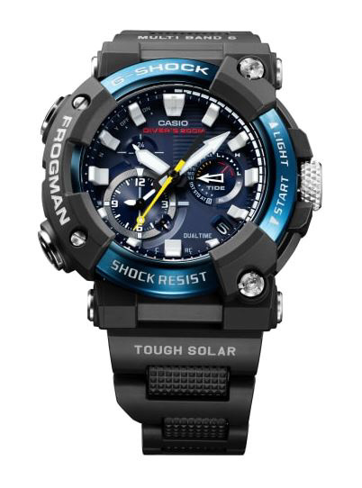 Bluetooth搭載ソーラー電波時計】G-SHOCK（G-ショック） MASTER OF G（マスターオブG） “FROGMAN”  コンポジットバンドモデル GWF-A1000C-1AJF｜の通販はソフマップ[sofmap]