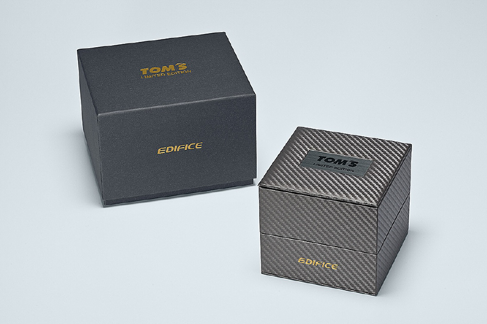 Bluetooth搭載ソーラー時計】EDIFICE（エディフィス）TOM'S